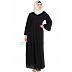 Black box pleated abaya  Black box pleated abaya